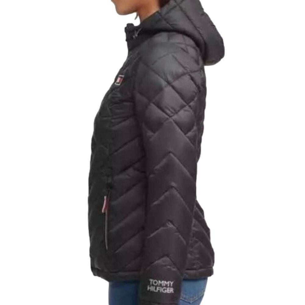 Tommy Hilfiger Jacket Packable Bag Lightweight Size Women's Small 4/6 NEW - Picture 8 of 10